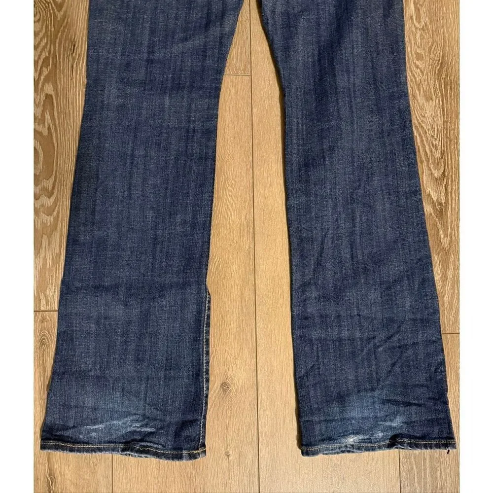 Kut From The Kloth Womens Size 12 Bootcut Jeans Dark Wash Denim Y2K Western Boho